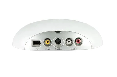 Video adapter on white background Stock Photos