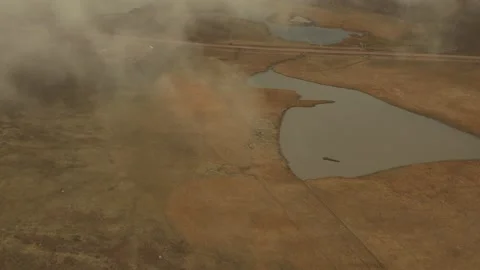 Video aéreo de la extrema Patagonia de Chile Stock Footage 134046662