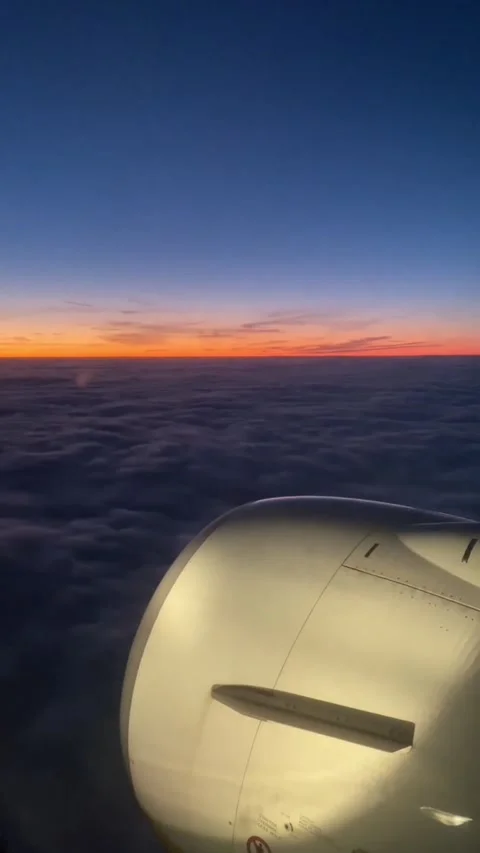 Video Airplane Above the Clouds Stock Footage 172939663