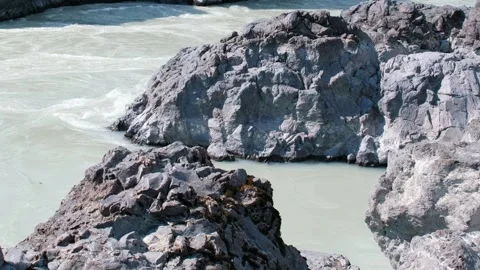 Video of Altai river Katun and rapids Oroktoy Teldekpen. Stock Footage 336589646