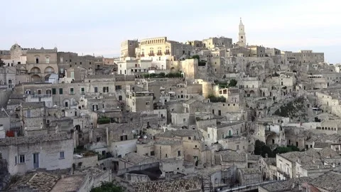Video of the ancient town of Matera (Sassi di Matera), Basilicata 스톡 동영상 148039429