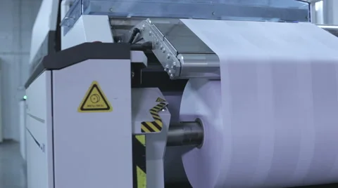 Video and audio scale printer slider Stock Footage 63513307