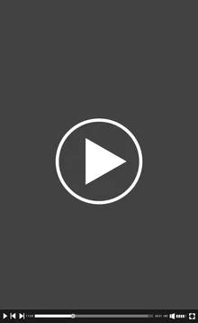 Video and Media Player Interface Template - Vector 스톡 일러스트