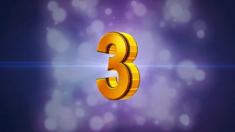 Video animation of an abstract countdown counting. Stock Footage 286963383