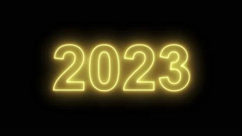 Video animation, abstract neon light with the numbers, represents the new year. Stock Footage 201500030