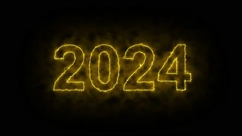 Video animation, abstract neon light with the numbers, represents the new year. 動画素材 201500061