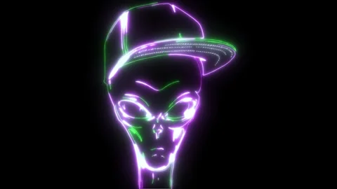 Video animation of alien gangster Video stock 274882005