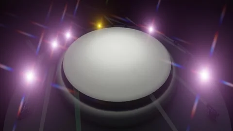 Video animation of background lights surrounding the main ring stage Видео 250393916