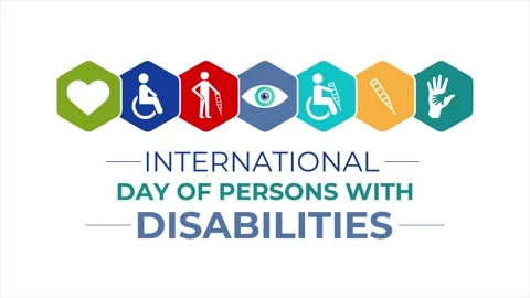 A video animation based on the theme of International Day of Persons 動画素材 322101553