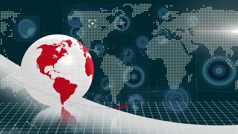 This video is an animation of data processing and scope scanning on screens Stock Footage 327124497