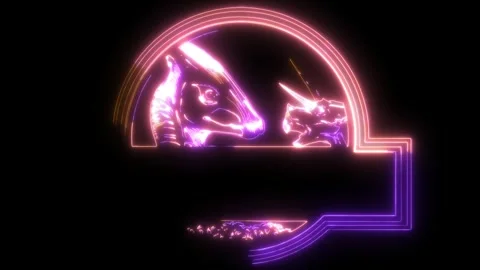 Video animation of Dinosaur logo Stock Footage 274649883