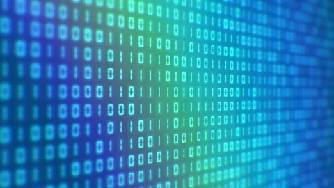 Video animation of an encoding of a binary code. Stock Footage 259805225