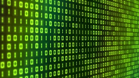 Video animation of an encoding of a binary code. Stock Footage 259806051