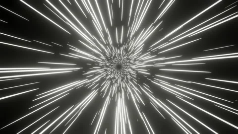 Video animation of fast moving lines. An abstract creative cosmic background. Stock Footage 168361935