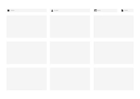 Video Animation Motion Frame Template for Print Stock-Illustration