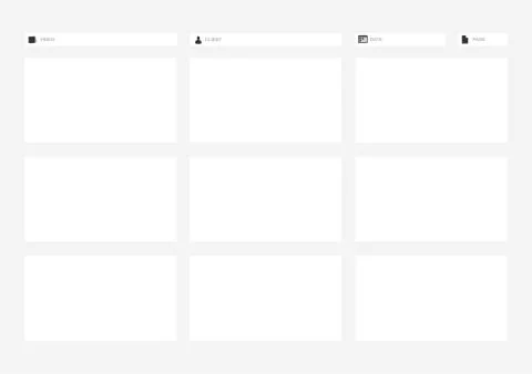 Video Animation Motion Frame Template for Print Stock Illustration