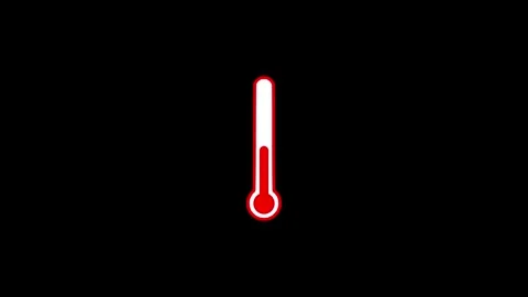 Video animation of a thermometer lowering temperature and freezing with fro.. Stock Footage 304718619