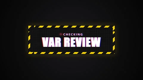 Video Assistant Referee Review Process. Video stock 337013686