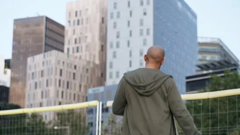 Video of athletic couple running through the city Stock Footage 300771356