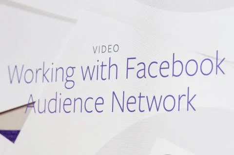Video audience network Stock Photos