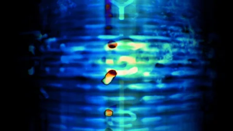 Video Background 2526: Abstract Data Forms Pulse And Flicker Stock Footage 124674710