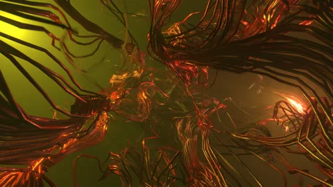 Video Background 2582: Abstract Strands of Light Flicker and Shine Stock Footage 169616803