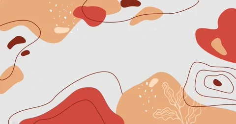 Video Background with abstract Shapes in Earthy Tone Stock Footage 303938947