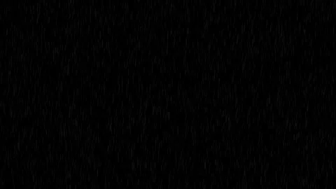 Video background material. Realistic rainfall, light rain, black background. Stock Footage 262903347