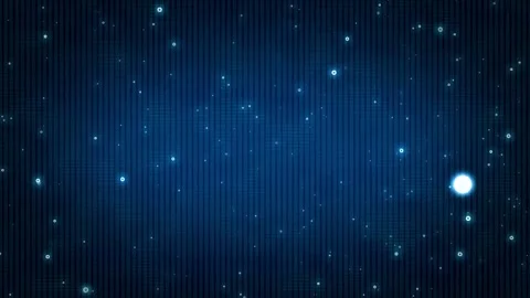 Video Background Motion Graphics Animated Dark Blue Stars Background Stock Footage 183232915