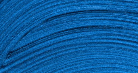 Video background or texture with navy blue paint. Acrylic blue paint abstract Stock Footage 269088446