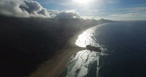 Video of beach from above. Video stock 60635712