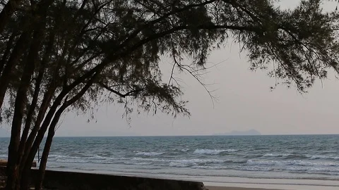 Video of Beach wave during sunset Vidéo 95080188