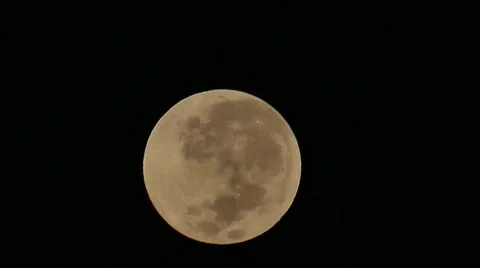 Video of big Moon sets.4K, Stock Footage 68345637