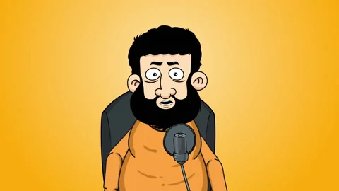 Video Blogger Character Talking Stock Footage 227483898