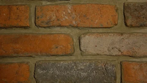 Video of blur brick wall Stock Footage 244049768