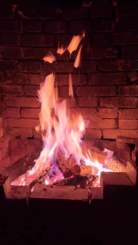 Video of a bonfire burning in the dark Stock Footage 317315705