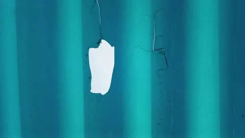 Video with broken holes in the plastic surface. Stock Footage 220383951