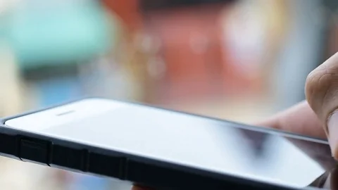 Video business hand using smart phone Stockbeeldmateriaal 82317628