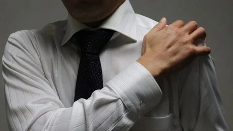 Video of a businessman stretching Stock Footage 335422246