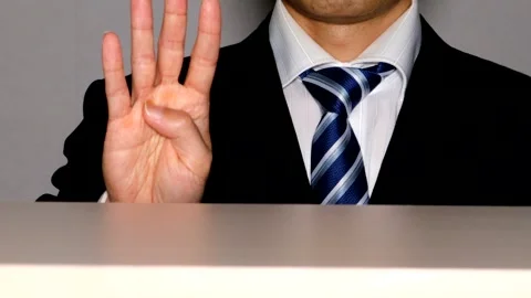 Video of businessmen posing Stock Footage 334903279