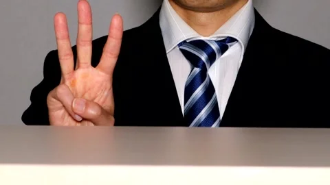 Video of businessmen posing Stock Footage 334903833