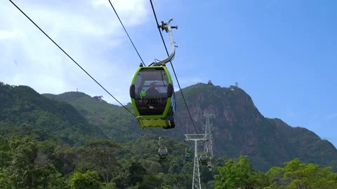 Video cable car 2 Stock Footage 176940983