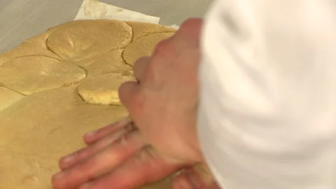 Video of cake forming process Stock Footage 142717842