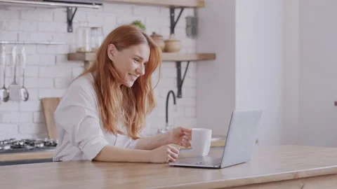 Video call in apartment Stock Footage 170331621