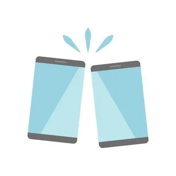 Video call cheers Illustrazione stock