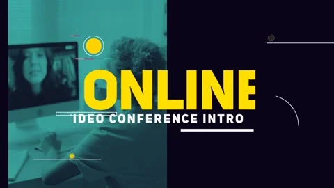 Video Call Conference Intro Stock After Effects