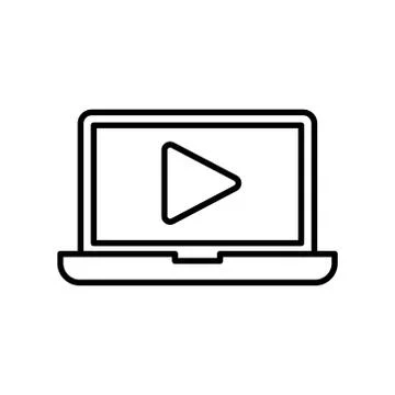 Video Call Icon Logo Vector Illustration. Video Call icon design vector templ Illustrazione stock