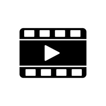 Video Call Icon Logo Vector Illustration. Video Call icon design vector templ Illustrazione stock