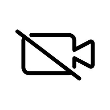 Video Call Icon Logo Vector Illustration. Video Call icon design vector templ 스톡 일러스트