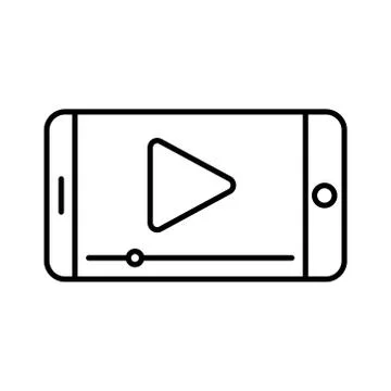 Video Call Icon Logo Vector Illustration. Video Call icon design vector templ Illustrazione stock